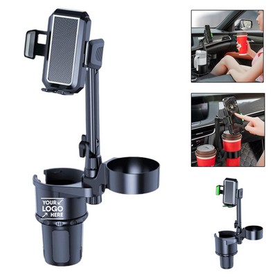 Multifunctional Car Cup Holder with Phone Holder