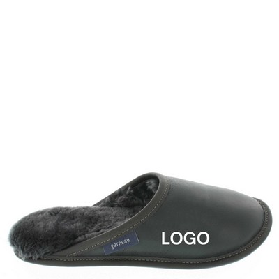 High Quality Sheepskin Slippers - Leather All-Purpose Mules