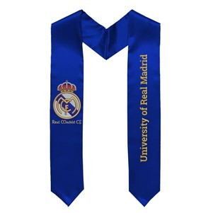 Embroidered Satin Graduation Stole - 60" x 5"