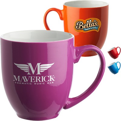 16 oz. Flourescent Bistro Coffee Mugs