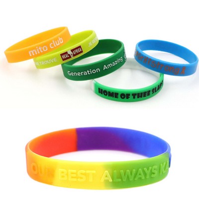 Single Color Silicone Bracelet