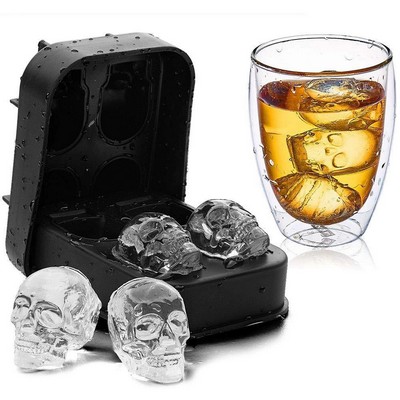 Whiscky Skull Ice Mold