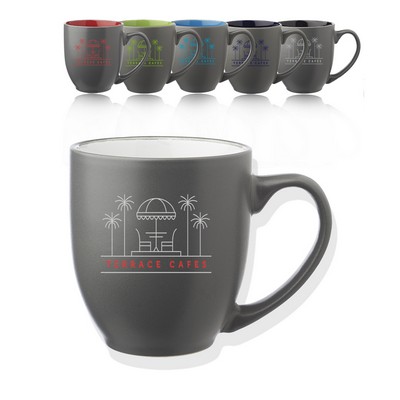 Pop Out Bistro Two Tone Coffee Mugs - 16 oz