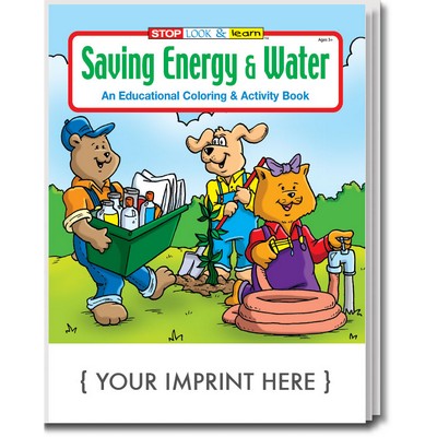 Saving Energy and Water Coloring Book Fun Pack