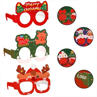 Festive Christmas Glasses Frame