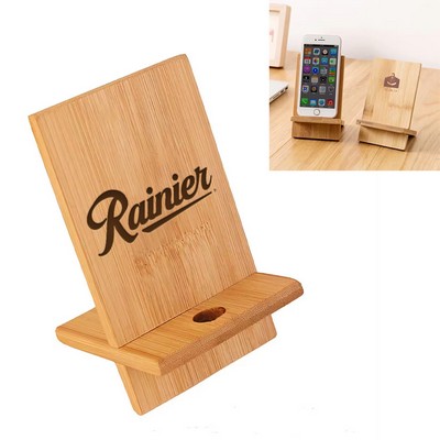 Portable Adjustable Wooden Phone Stand