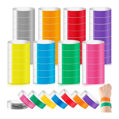 Disposable Paper Wristbands 100 Pack