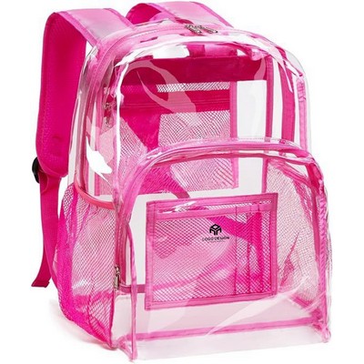 Clear Backpack Heavy Duty Transparent PVC