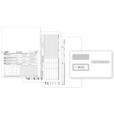 Affordable Care Act 1095B Laser Form Sets with Envelopes