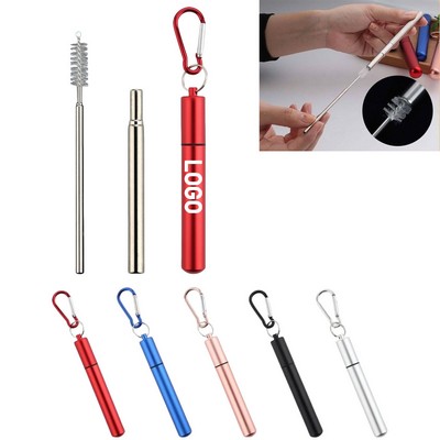 Stainless Steel Portable Folding Straw