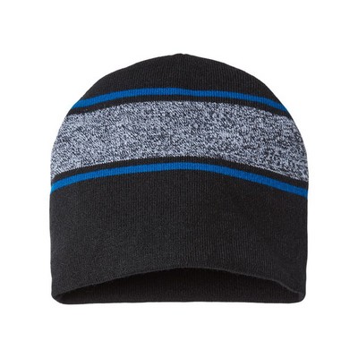 Cap America® USA Made Variegated Striped Beanie