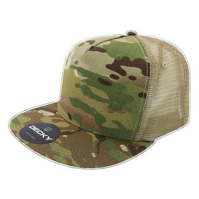 Decky MultiCam®Trucker Cap w/Camo Flat Bill