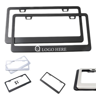 Aluminum Alloy License Plate Frame