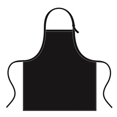 Basic Apron 20"x28" -Adjustable neck-Square corner -Polycotton