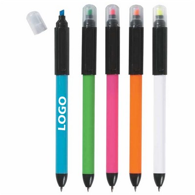 Pen And Highlighter 2-In-1