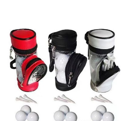 Golf Ball Holder with Tees