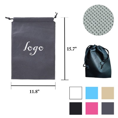 MOQ100 Thickened Non-Woven Drawstring Shoe Storage Bag