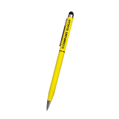 Metal Ballpoint Pen with Stylus Tip