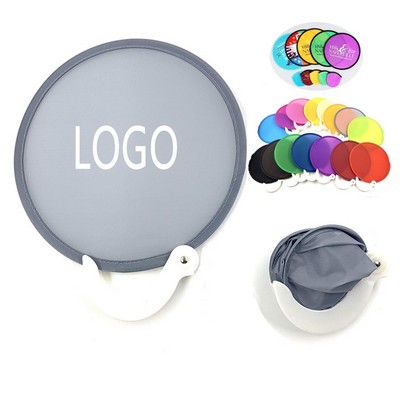 Nylon Foldable Fans With Handle