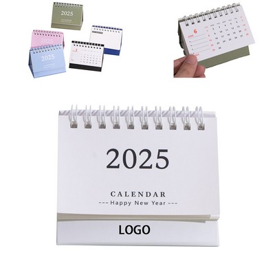 Mini Desk Calendar 2024-2025