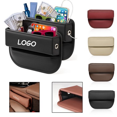 Leather Car Seat Gap Filler Organizer and Storages