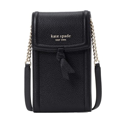 kate spade new york Knott N/S Phone Crossbody Bag- Black