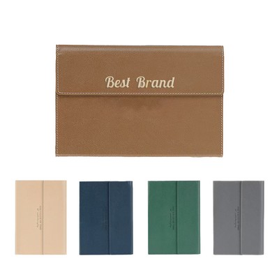 A5 Triple-Fold Pu Leather Notebook