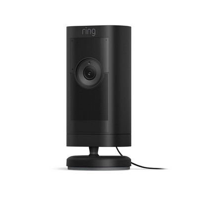 Ring Stick Up Cam Pro Plug-In | Two-Way Talk with Audio+, 3D Motion Detection with Bird's Eye Zones,