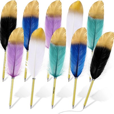 Colorful Feather Pen