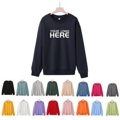 Cotton Crew Neck Sweatshirt