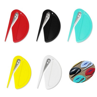 Plastic Oval Letter Opener