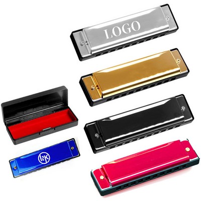 10 Holes Metal Harmonica