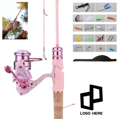 70.86 Inch Ul Action Deluxe Spinning Rod And Reel Combo