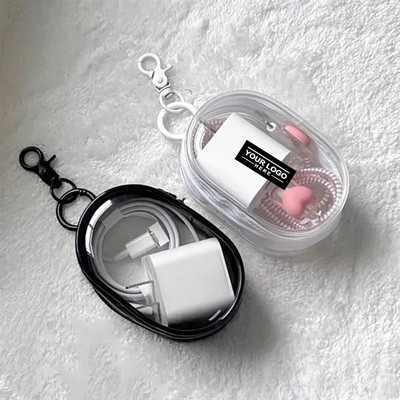 Transparent Cable Organizer Bag