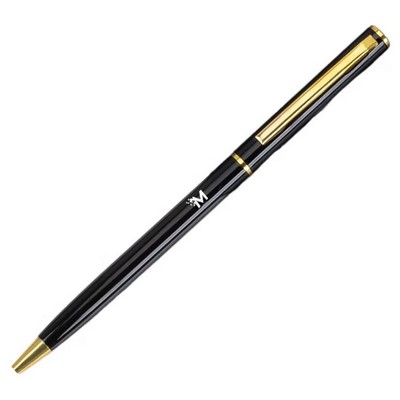 Business Metal Slim Ballpoint Pen