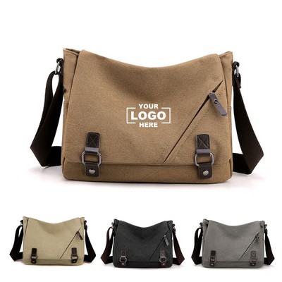 Men's and Women's Canvas Crossbody Travel Bag