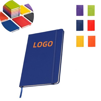 Solid Color Hardcover PU Leather A5 Notebook