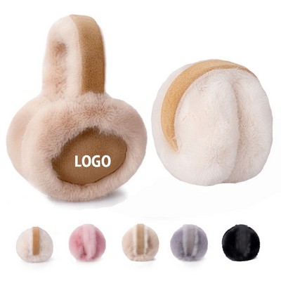 Cute Fluffy Earmuffs Soft Cozy Outdoor Ear Warmer