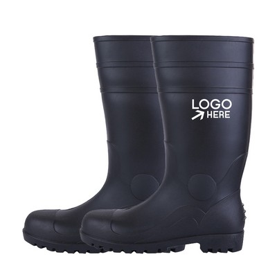 Labor Rain Boots With Steel Toe & Shank