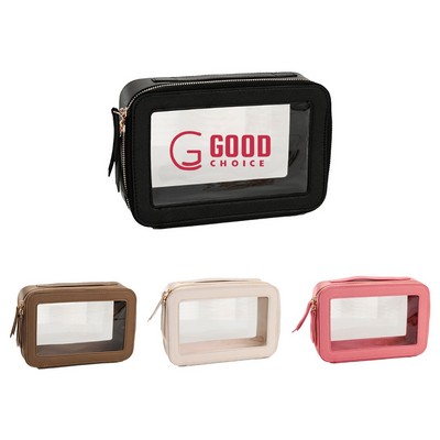 Portable Transparent Makeup Storage Bag