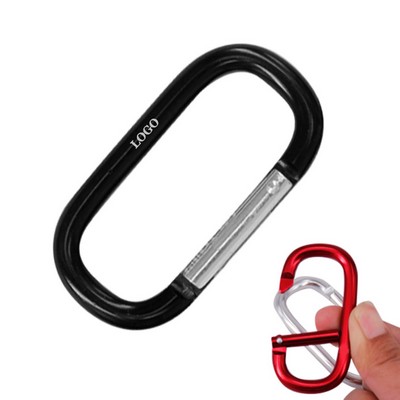 Rounded Corner Rectangle Carabiners for Outdoor Use