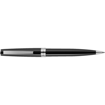 Luxury Line Montegrappa Armonia Black and Silver Trim Ball Point