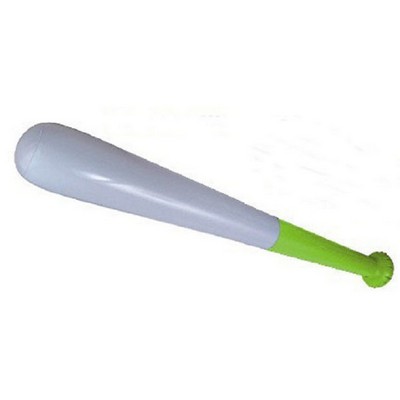 28" Inflatable Baseball Bat (White/Green)