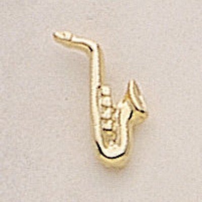 Saxophone Marken Design Cast Lapel Pin (Up to 5/8")