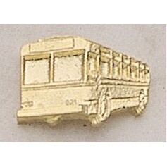 Bus w/ 7 windows Marken Design Cast Lapel Pin (Up to 7/8")