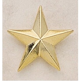 Dimensional Star Marken Design Cast Lapel Pin (Up to 1")