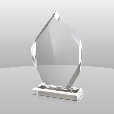 Clear Victory Award (9"x5 1/2"x2")