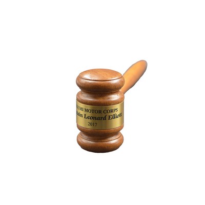 10" Men's Gavel w/ Band