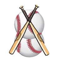 Baseballs & Bats Lapel Pin