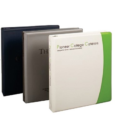 Vinyl Binder w/ 1-1/2" Capacity (11" x 8-1/2" Sheet Size)